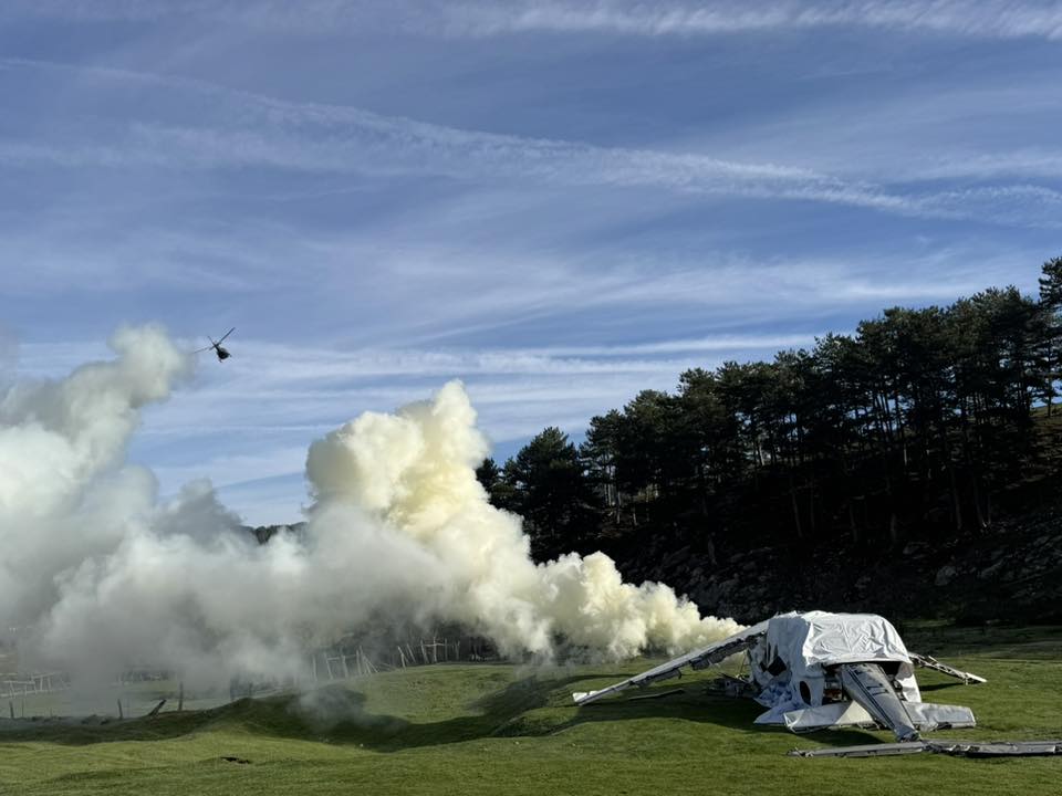 Мащабно учение за авиационно произшествие край Драгиново